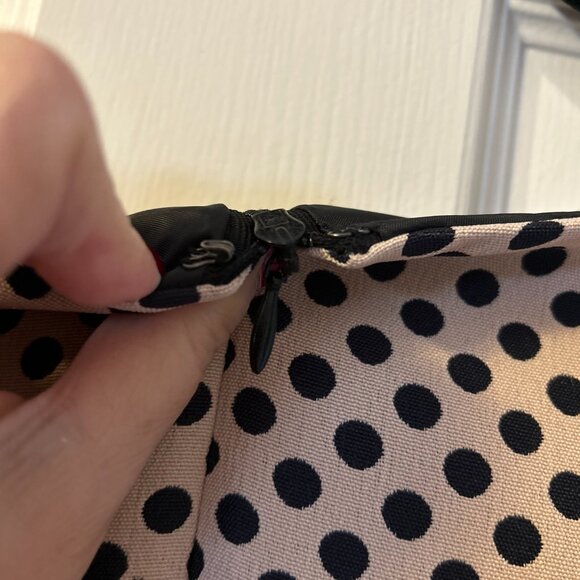 Tahari Reverse Polka Dot Cocktail dress, Size 16 - Picture 4 of 7